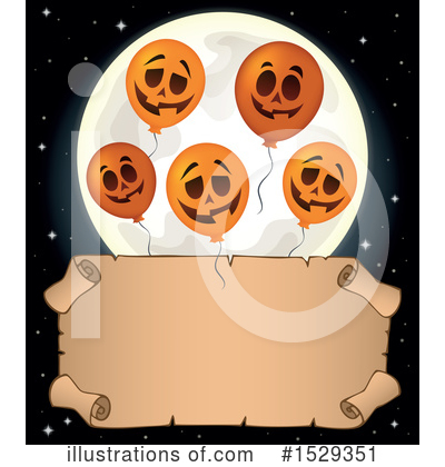 Royalty-Free (RF) Halloween Clipart Illustration by visekart - Stock Sample #1529351