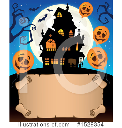 Royalty-Free (RF) Halloween Clipart Illustration by visekart - Stock Sample #1529354