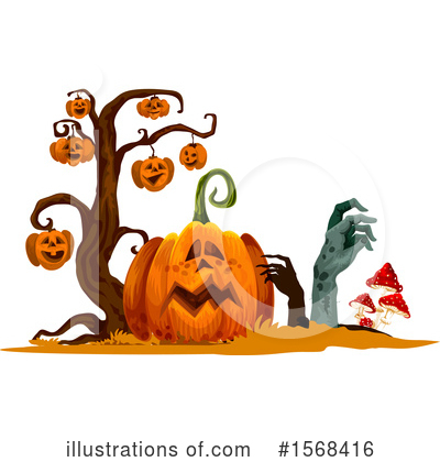 Royalty-Free (RF) Halloween Clipart Illustration by Vector Tradition SM - Stock Sample #1568416