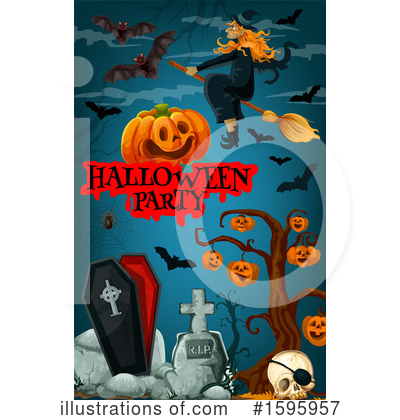 Royalty-Free (RF) Halloween Clipart Illustration by Vector Tradition SM - Stock Sample #1595957