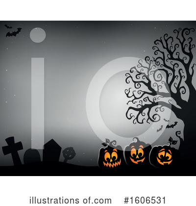 Royalty-Free (RF) Halloween Clipart Illustration by visekart - Stock Sample #1606531
