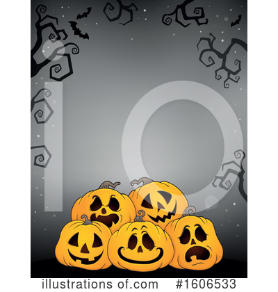 Royalty-Free (RF) Halloween Clipart Illustration by visekart - Stock Sample #1606533