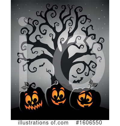Royalty-Free (RF) Halloween Clipart Illustration by visekart - Stock Sample #1606550