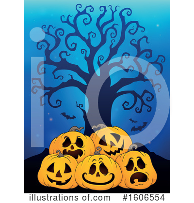 Royalty-Free (RF) Halloween Clipart Illustration by visekart - Stock Sample #1606554