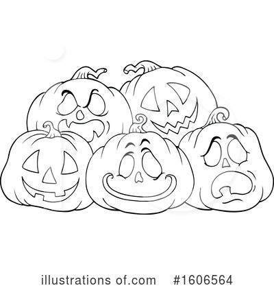 Royalty-Free (RF) Halloween Clipart Illustration by visekart - Stock Sample #1606564