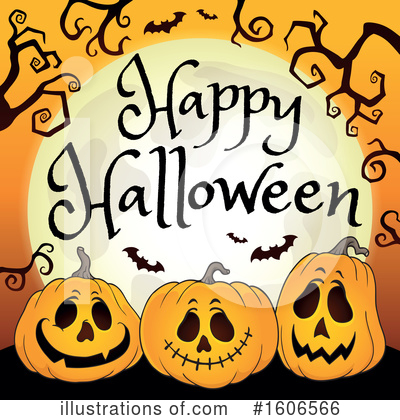 Royalty-Free (RF) Halloween Clipart Illustration by visekart - Stock Sample #1606566