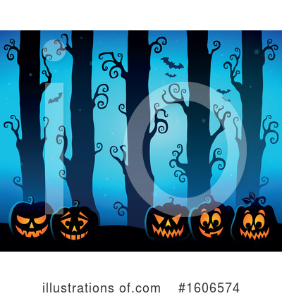 Royalty-Free (RF) Halloween Clipart Illustration by visekart - Stock Sample #1606574