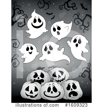 Royalty-Free (RF) Halloween Clipart Illustration by visekart - Stock Sample #1609323