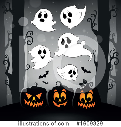 Royalty-Free (RF) Halloween Clipart Illustration by visekart - Stock Sample #1609329