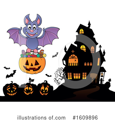 Royalty-Free (RF) Halloween Clipart Illustration by visekart - Stock Sample #1609896
