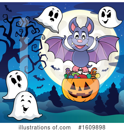 Royalty-Free (RF) Halloween Clipart Illustration by visekart - Stock Sample #1609898