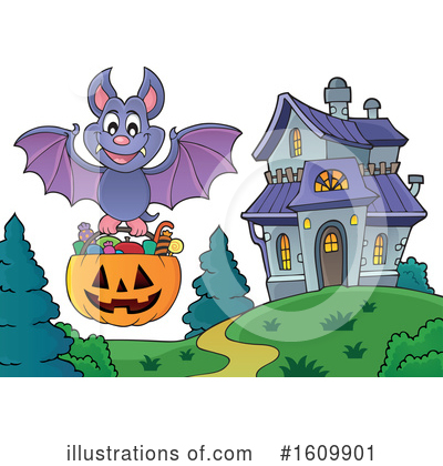 Royalty-Free (RF) Halloween Clipart Illustration by visekart - Stock Sample #1609901