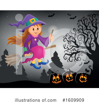Royalty-Free (RF) Halloween Clipart Illustration by visekart - Stock Sample #1609909