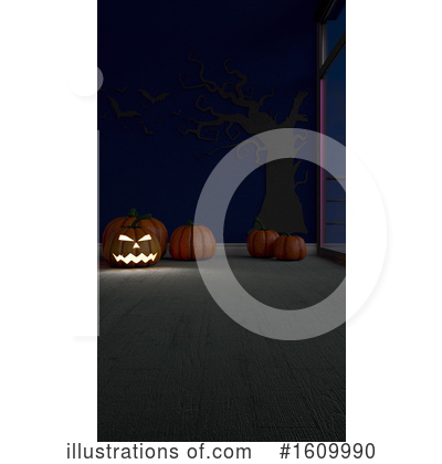 Royalty-Free (RF) Halloween Clipart Illustration by KJ Pargeter - Stock Sample #1609990