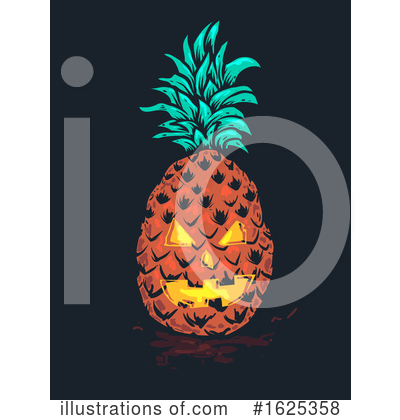 Pineapple Clipart #1625358 by BNP Design Studio