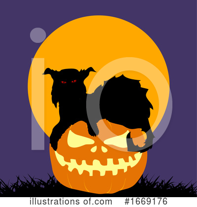 Royalty-Free (RF) Halloween Clipart Illustration by elaineitalia - Stock Sample #1669176