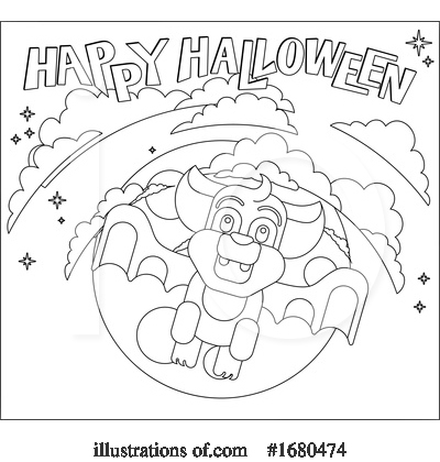Royalty-Free (RF) Halloween Clipart Illustration by AtStockIllustration - Stock Sample #1680474