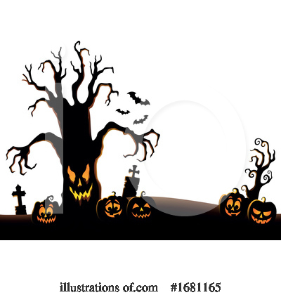 Royalty-Free (RF) Halloween Clipart Illustration by visekart - Stock Sample #1681165