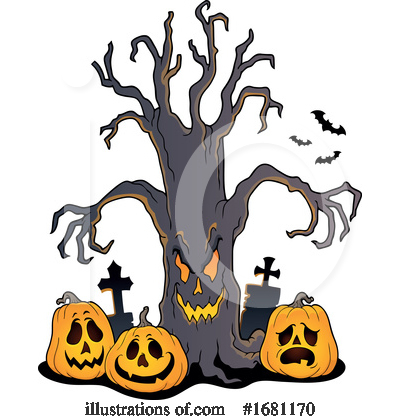 Royalty-Free (RF) Halloween Clipart Illustration by visekart - Stock Sample #1681170