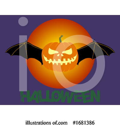 Royalty-Free (RF) Halloween Clipart Illustration by elaineitalia - Stock Sample #1681386