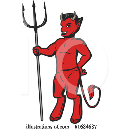Devil Clipart #1684687 by Vector Tradition SM