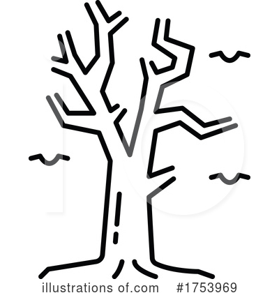 Bare Tree Clipart #1753969 by Vector Tradition SM