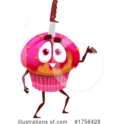 Cupcake Clipart #1756428 by Vector Tradition SM