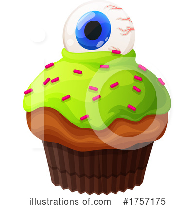 Cupcake Clipart #1757175 by Vector Tradition SM