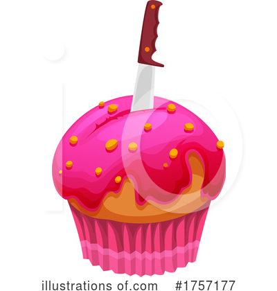 Cupcake Clipart #1757177 by Vector Tradition SM