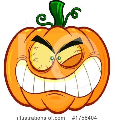 Royalty-Free (RF) Halloween Clipart Illustration by Hit Toon - Stock Sample #1758404