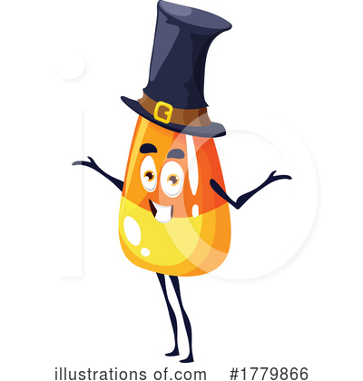 Candy Corn Clipart #1779866 by Vector Tradition SM