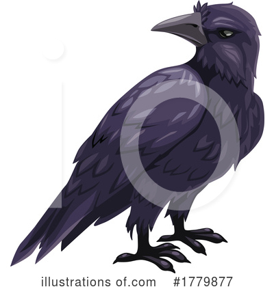 Raven Clipart #1779877 by Vector Tradition SM