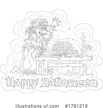 Royalty-Free (RF) Halloween Clipart Illustration by Alex Bannykh - Stock Sample #1781219
