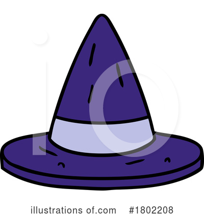 Witch Hat Clipart #1802208 by lineartestpilot