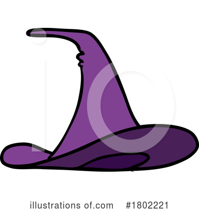 Witch Hat Clipart #1802221 by lineartestpilot