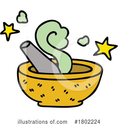 Mortar And Pestle Clipart #1802224 by lineartestpilot