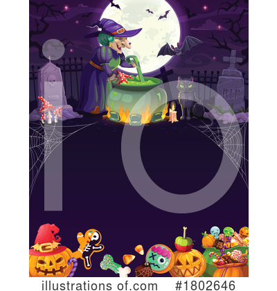 Royalty-Free (RF) Halloween Clipart Illustration by Vector Tradition SM - Stock Sample #1802646