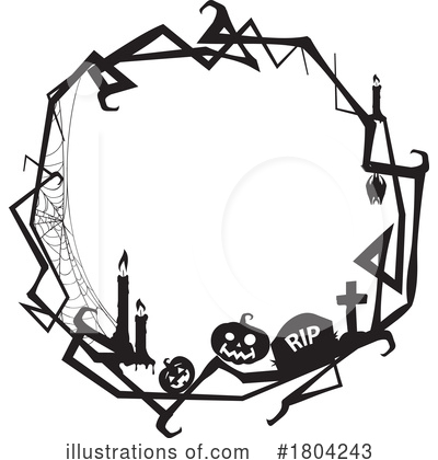Spiderweb Clipart #1804243 by Vector Tradition SM