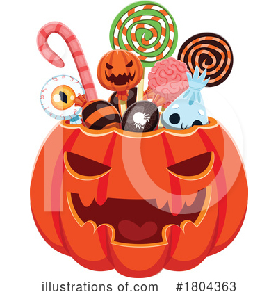 Royalty-Free (RF) Halloween Clipart Illustration by Vector Tradition SM - Stock Sample #1804363