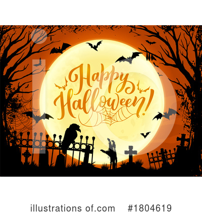 Royalty-Free (RF) Halloween Clipart Illustration by Vector Tradition SM - Stock Sample #1804619