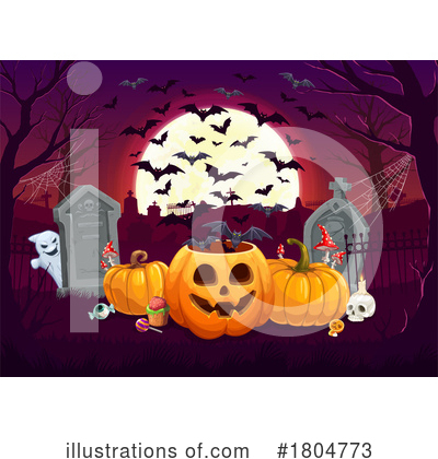 Royalty-Free (RF) Halloween Clipart Illustration by Vector Tradition SM - Stock Sample #1804773