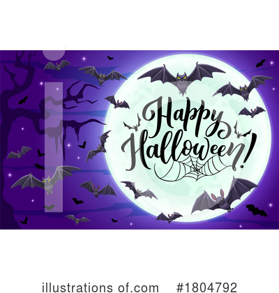 Flying Bat Clipart #1804792 by Vector Tradition SM