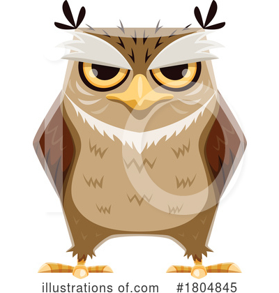 Owl Clipart #1804845 by Vector Tradition SM