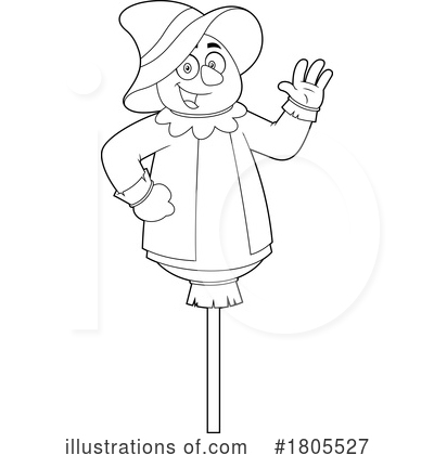 Scarecrow Clipart #1805527 by Hit Toon