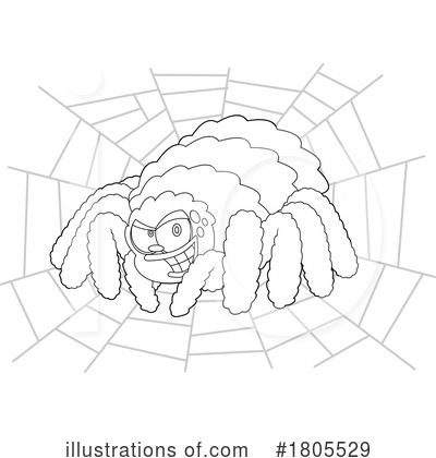 Spider Clipart #1805529 by Hit Toon