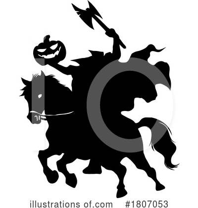 Headless Horseman Clipart #1807053 by Hit Toon