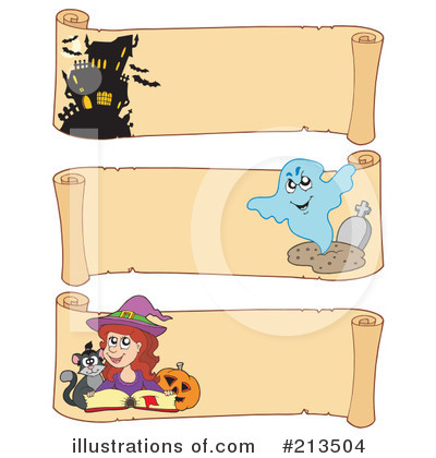 Royalty-Free (RF) Halloween Clipart Illustration by visekart - Stock Sample #213504