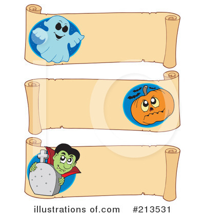 Royalty-Free (RF) Halloween Clipart Illustration by visekart - Stock Sample #213531