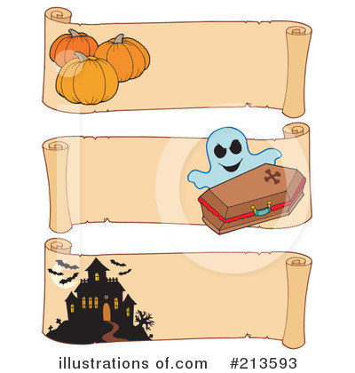 Royalty-Free (RF) Halloween Clipart Illustration by visekart - Stock Sample #213593