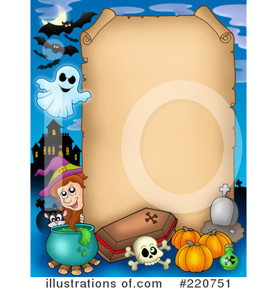 Royalty-Free (RF) Halloween Clipart Illustration by visekart - Stock Sample #220751